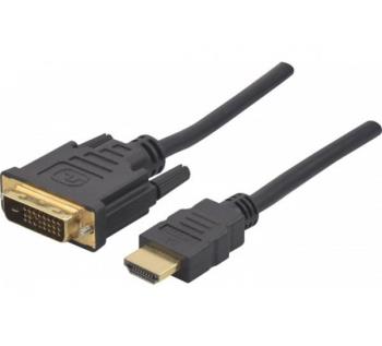 EXC DVI D Male to HDMI Type A Male Cord 2m