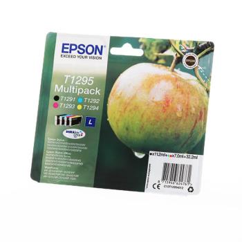Epson C13T12954012 4-färg T1295 (Black 10,1ml, Cyan 7,0ml, Magneta 7,0ml, Yellow 7,0ml)