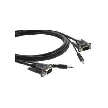Kramer C-MGMA/MGMA-3 VGA (M) to VGA (M) w/Audio 3,5mm, Micro Cable, 0,9m