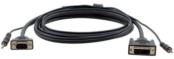 Kbl Kramer C-MDMA/MGMA, VGA (M) to DVI (M) + Audio 3.5mm, Adapter Cable, 0,9m