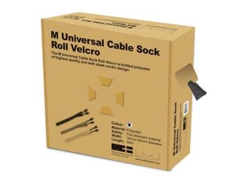 Multibrackets M Cable Sock Roll Velcro Black 50m-L