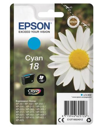 Epson C13T18024012 Cyan 18 Claria Home Ink