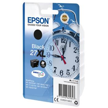 EPSON Ink C13T27114012 27XL Black Alarm Clock