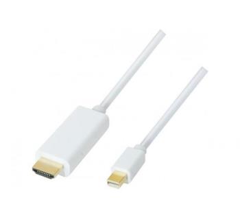 EXC Mini DisplayPort 1.2* to HDMI 1.4 cord White 2m