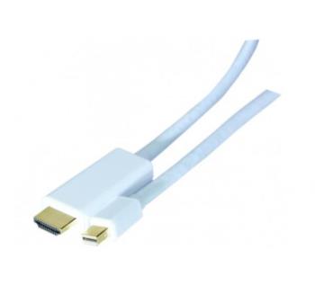 EXC Mini Displayport 1.2 Male to HDMI 2.0 Male cable | DisplayPort mini - HDMI | Max 3840x2160 60Hz
