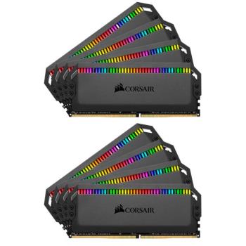 Corsair Dominator Platinum 128GB (8-KIT) DDR4 3600MHz C18 Black RGB