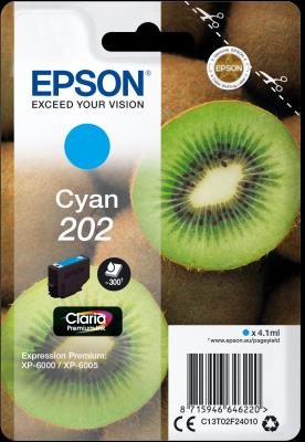 Epson Singlepack Cyan 202 Claria Premium Ink