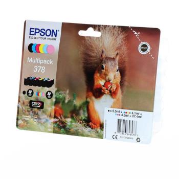 EPSON Ink C13T37884010 378 Multipack Squirrel