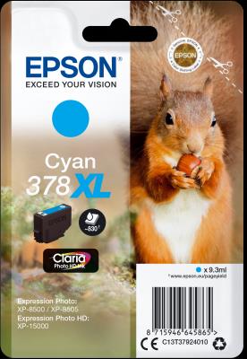 Epson Singlepack Cyan 378XL Claria Photo HD Ink