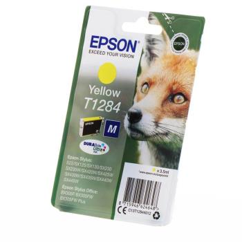 EPSON Ink C13T12844012 T1284 Yellow Fox
