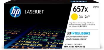 HP 657X High Yield LaserJet Toner Cartridge | 23000Pages | Yellow