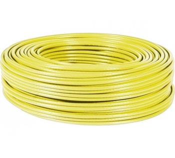 EXC F/UTP CAT.6a Stranded Wire Cable LSZH (Halogenfri) Yellow 100m Reel