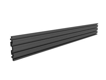 Multibrackets M Pro Series - Single Screen Rail 100cm Black