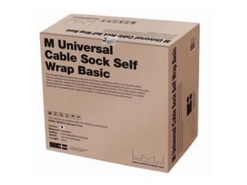 Multibrackets M Universal Cable Sock Self Wrap Basic 19mm Black 50m