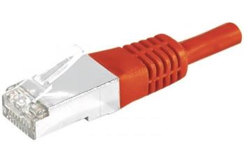 EXC Patch Cord RJ45 CAT.6 S/FTP Copper Red 3m