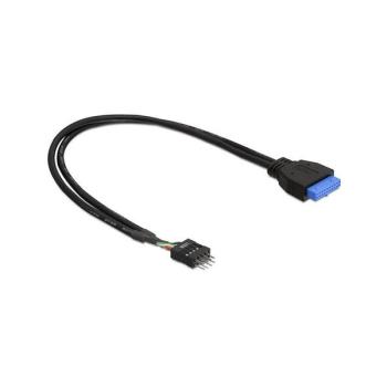 Delock Cable USB 3.0 pin header female > USB 2.0 pin header male 0,3m