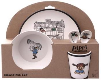 Pippi 100% Melamine 5 pcs package (plate, bowl, tumbler, 2 spoons)
