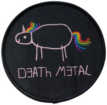 Patch Death Metal Unicorn Black Rou