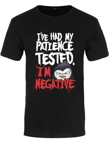 Psycho Penguin Patience Men's Premium Black T-Shirt [XXL (44"-46")]
