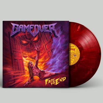 Face the end (Red marbled)