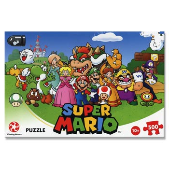 Super Mario - Mario Kart & friends pussel (500)