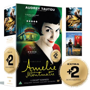 Amelie från Montmartre + 2 Bonusfilmer / Box