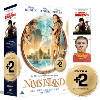 Nim och den hemliga ön + 2 Bonusfilmer / Box
