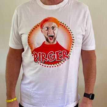 Birger - T-shirt L (Vit)