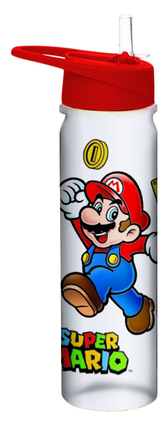 Super Mario Bros Water Bottle | 17 oz | Mario Collectibles