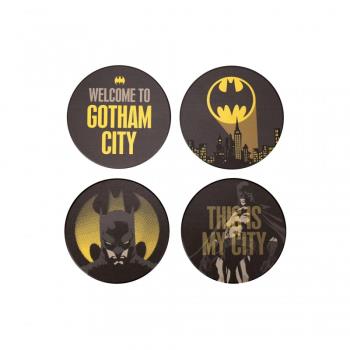 Batman: Coasters Set of 4 Ceramic - Dc Comics (Gotham City)