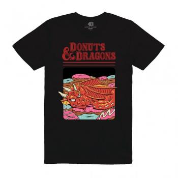 Vincent Trinidad (Donuts and Dragons) Black T-Shirt, M