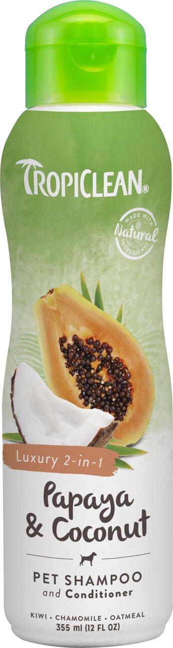 Tropiclean - papaya &coconut shampoo - 355ml