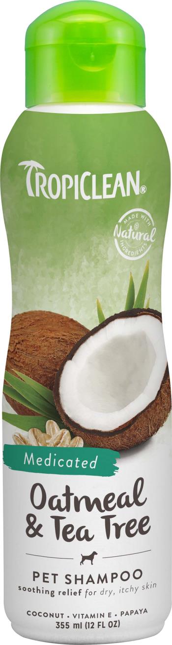 Tropiclean - oatmeal &  tea tree shampoo - 355ml
