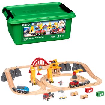 BRIO - Cargo Railway Deluxe Set in Tub