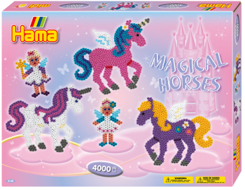 HAMA - Midi Beads  - Giftbox - Magical Horses