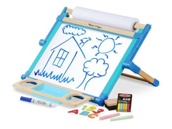 Melissa & Doug - Wooden Double-Sided Tabletop Easel