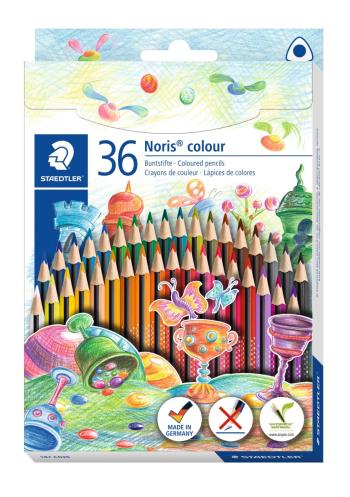 Staedtler - Noris Color Triangle Coloured Pencils, 36 pc