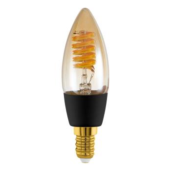 EGLO - E14 C35 Spiral LED Bulb - Amber - Tunable White - Zigbee & Bluetooth