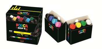 Posca - Mop'R PCM-22 Squeeze Marker (8 pcs)