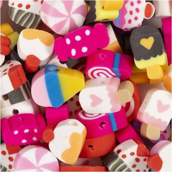 Figure beads - Candy, Cake & Ice Cream, 200 pcs.
