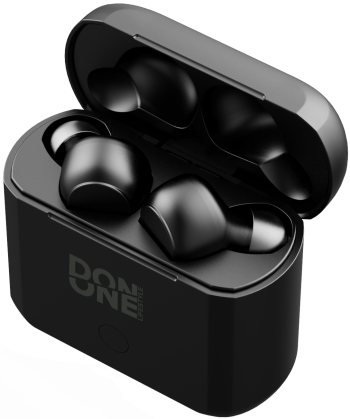 DON ONE Lifestyle - TWS120 BLACK - In-ear True Wireless Stereo earbuds with charging case