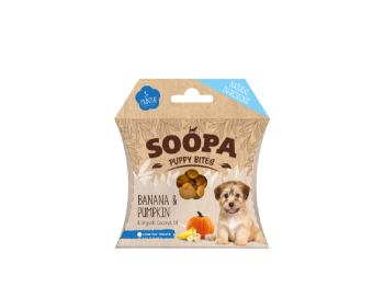 SOOPA - Puppy Bites Banana & Pumpkin 50g