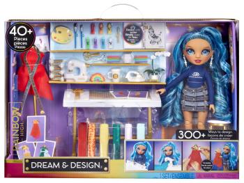 Rainbow High Dream & Design Fashion Studio Playset (w/ doll)