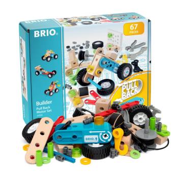 BRIO - Builder Pull back motor set - 67 pieces