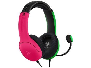 PDP Nintendo Switch Wired Headset LVL40 Pink/Green