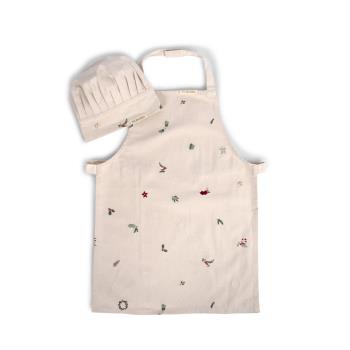 Filibabba - Embroidered apron and hat - Wonderful Winter