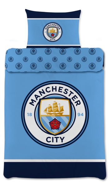 Bed Linen - Adult Size 140 x 200 cm - Manchester City