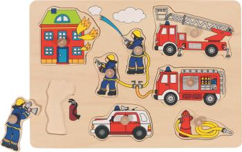 GOKI - Fire brigade, lift-out puzzle