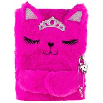 Tinka - Plush Diary with Lock - Princess Cat