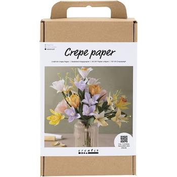 DIY Kit - Crepe paper, 1 set